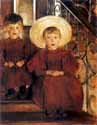 Portrait of Two Children on the Stairs, 1898