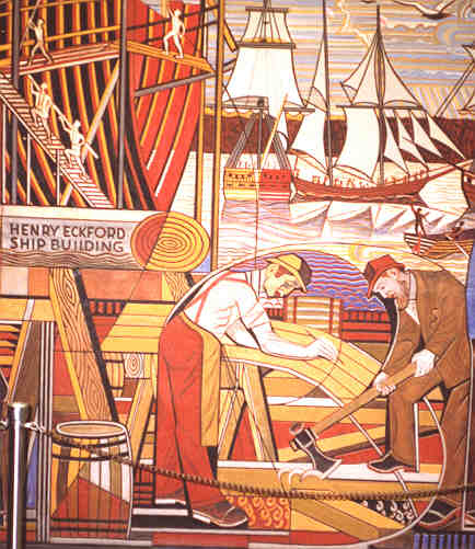 Commodore Perry at Black Rock (detail)
