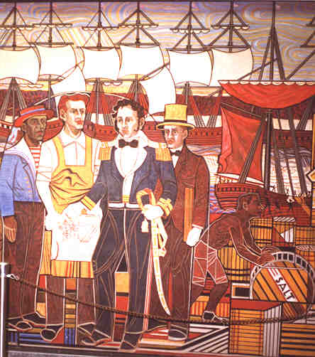 <I>Commodore Perry at Black Rock</I> (detail)