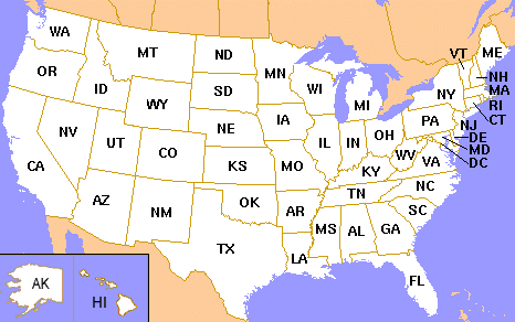 Interative Map of the United States