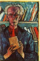 Self-portait with Books, 1973
