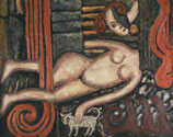 Nude with a Cat, 1920