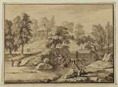 Landscape with Figures, 17 & 18th Century