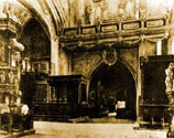Interior of the Blessed Virgin Mary's Church in Cracow