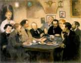 Portait of Painters in the Jama Michalikowska Cafe, 1905