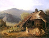 Children in Front of a Cottage