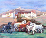 Landscape with Horses, 1936
