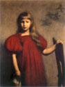 Portret dziewczynki w czerwonej sukni (Józefy Oderfeldówny)