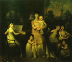 Portret rodziny Borchow (czesc srodkowa), 1806/07