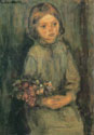 Portrait of a girl with Flowers