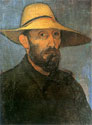 Autoportret w s?omkowym kapeluszu, 1894