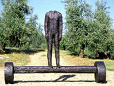 Figure on Beam with Wheels, 2000